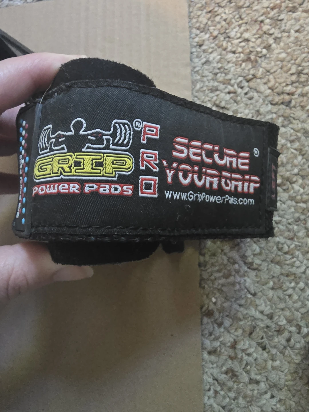 Pair of Grip Power Pads PRO Lifting Grips,