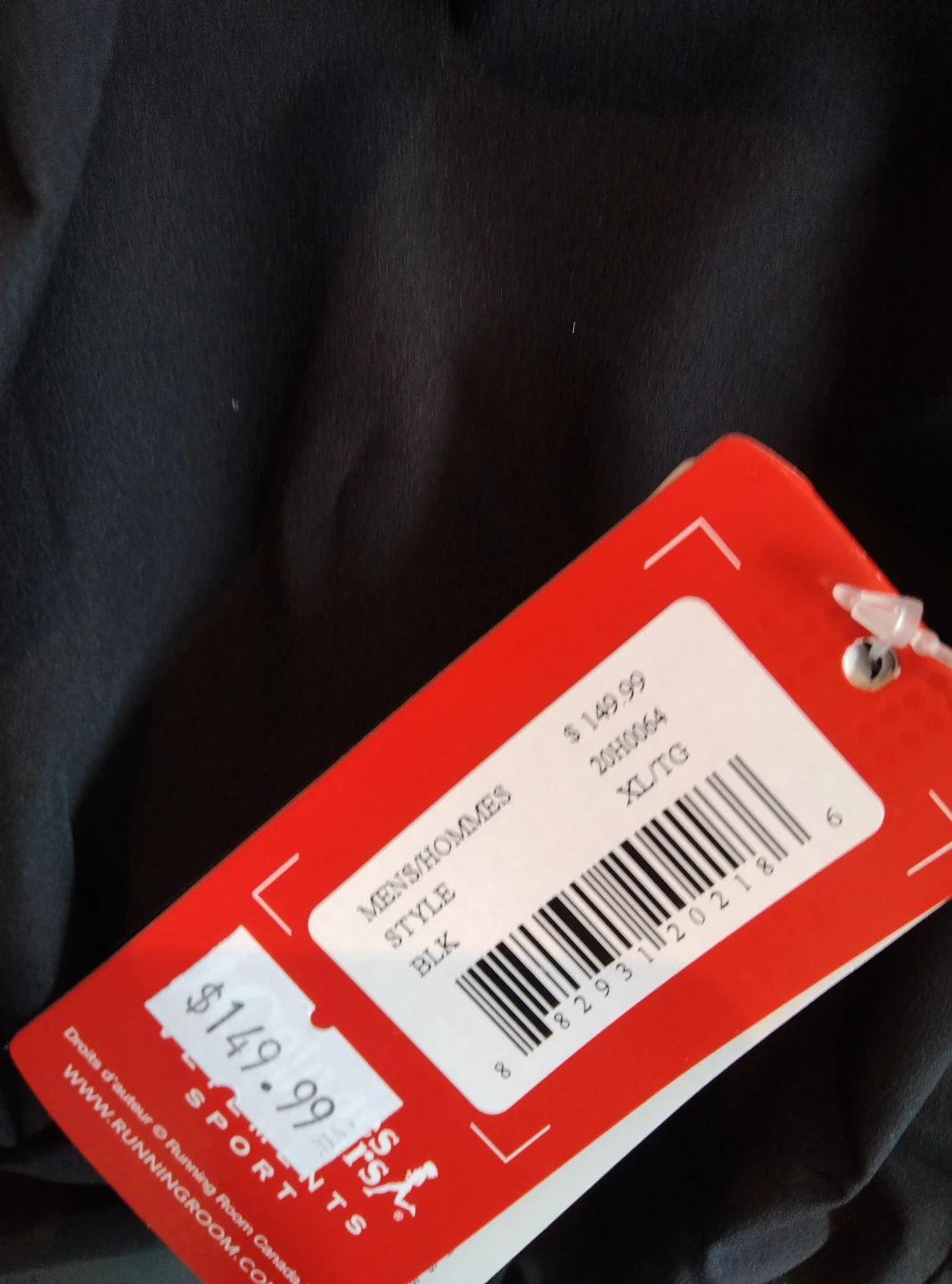 NEW..Running Room Fit-Wear Mens Jacket XL