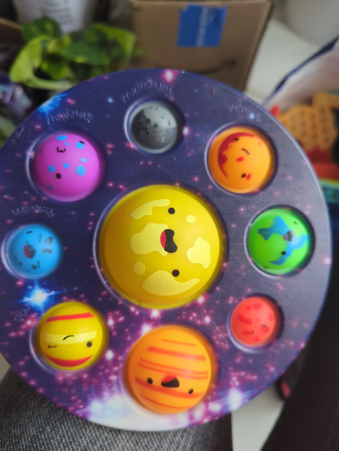 Solar System Pop-It Fidget Toy Set