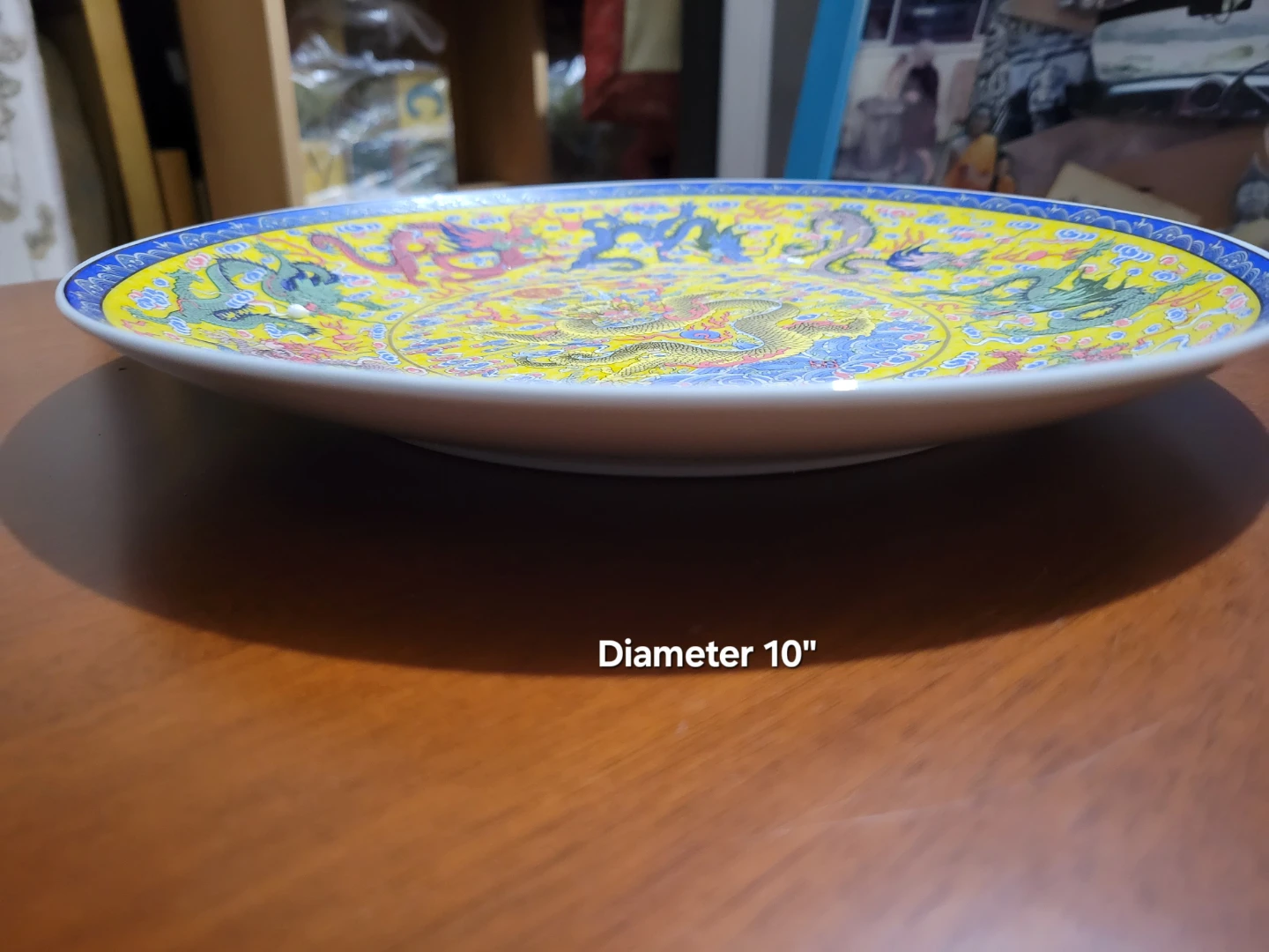 Vintage Chinese Decorative Dragon Plates – Set of 2. - photo 3