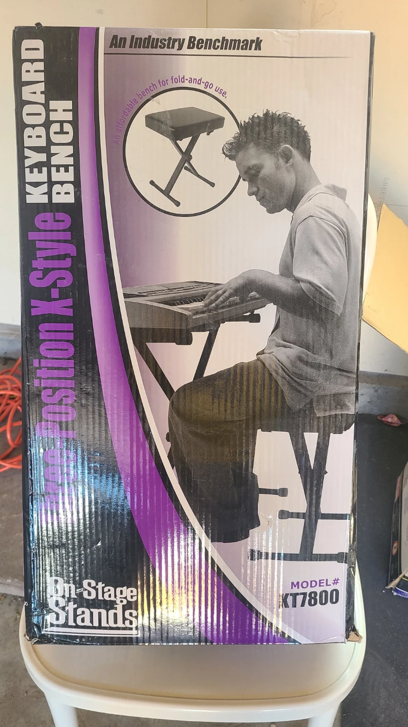 On-Stage Stands KT7800 Keyboard Bench