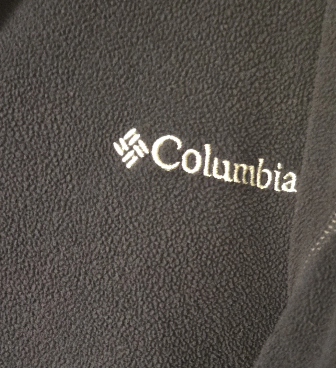 Men's Columbia Fleece. X-LARGE, XL black 1/4 zip. EUC. - photo 3