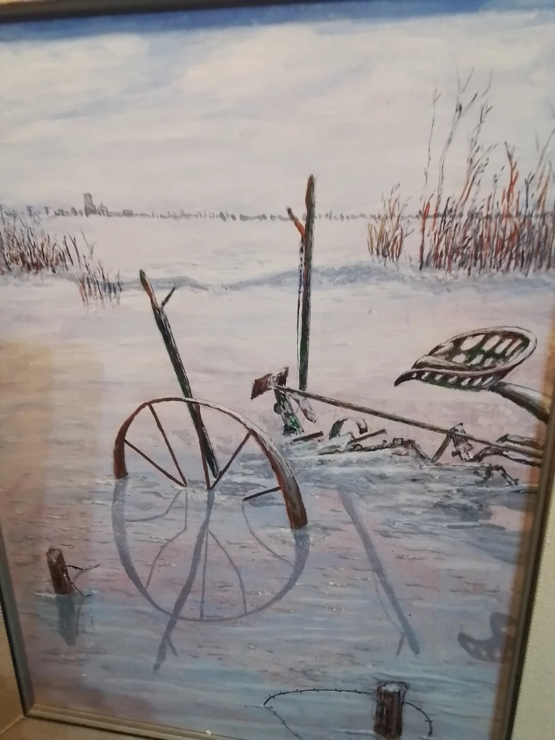 Canadian Oil Painting "Shadows of Other Days" by J. Sobkowich - photo 2