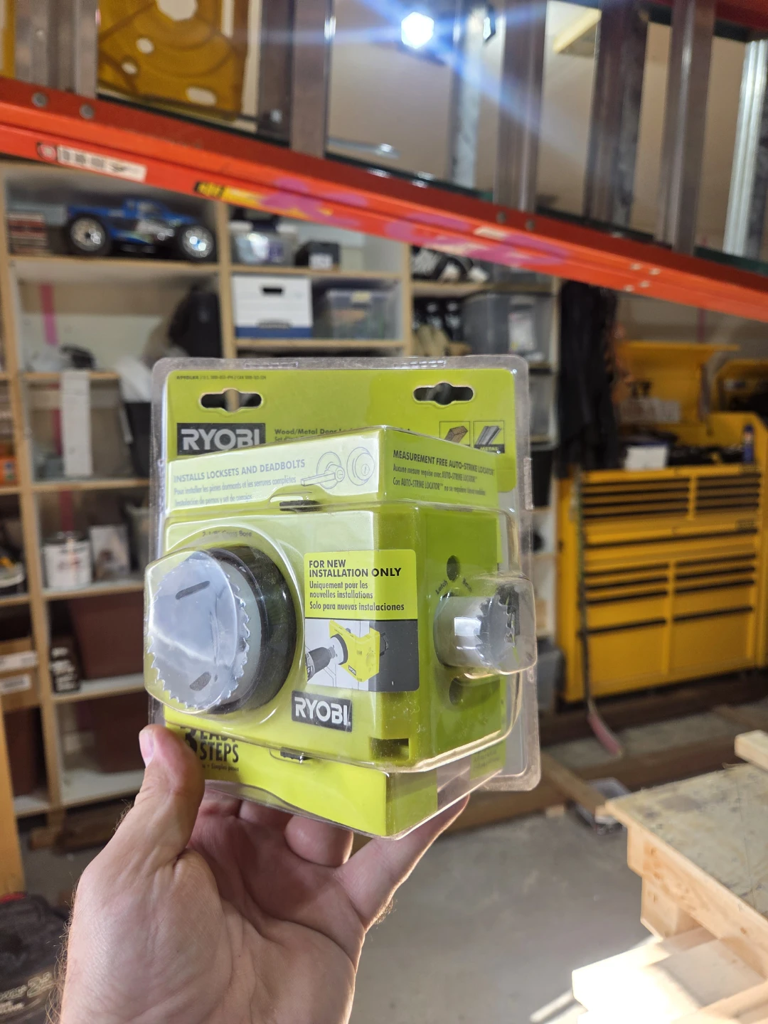 Ryobi Wood/Metal Door Lock Installation Kit - photo 2