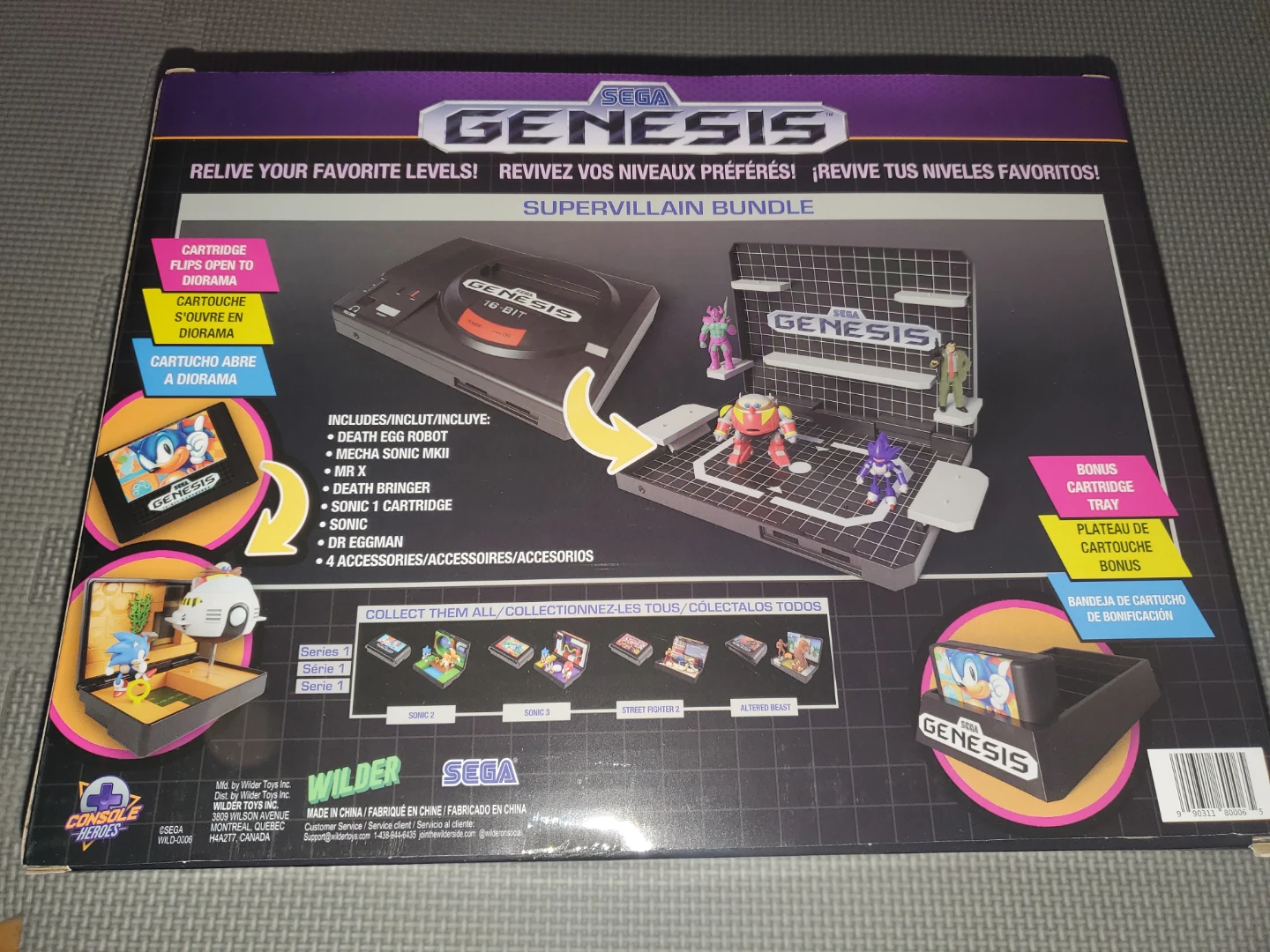 (Diorama and figures) Sega Genesis Supervillain Diorama Set - photo 3