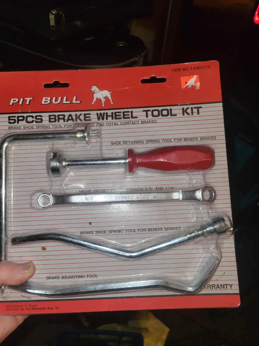 Pit Bull 5-Piece Brake Wheel Tool Kit