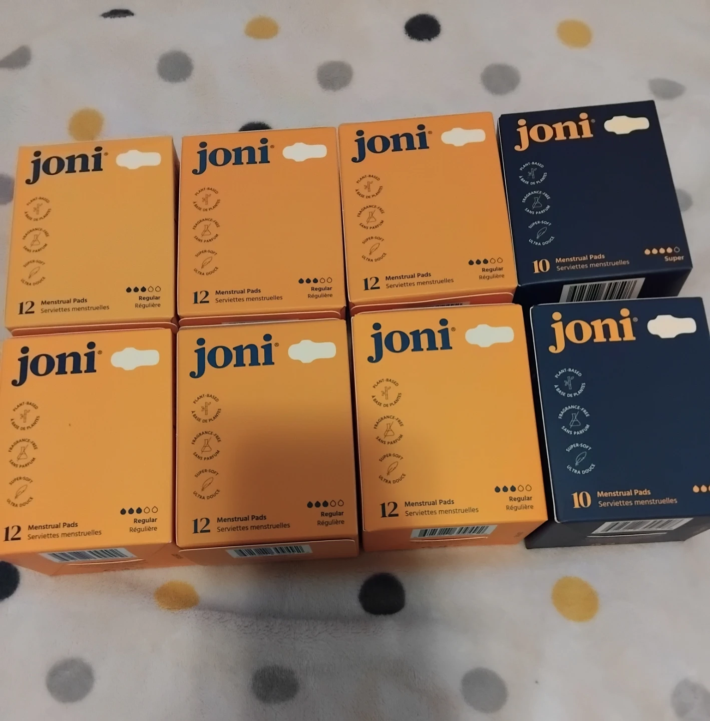 Joni organic pads