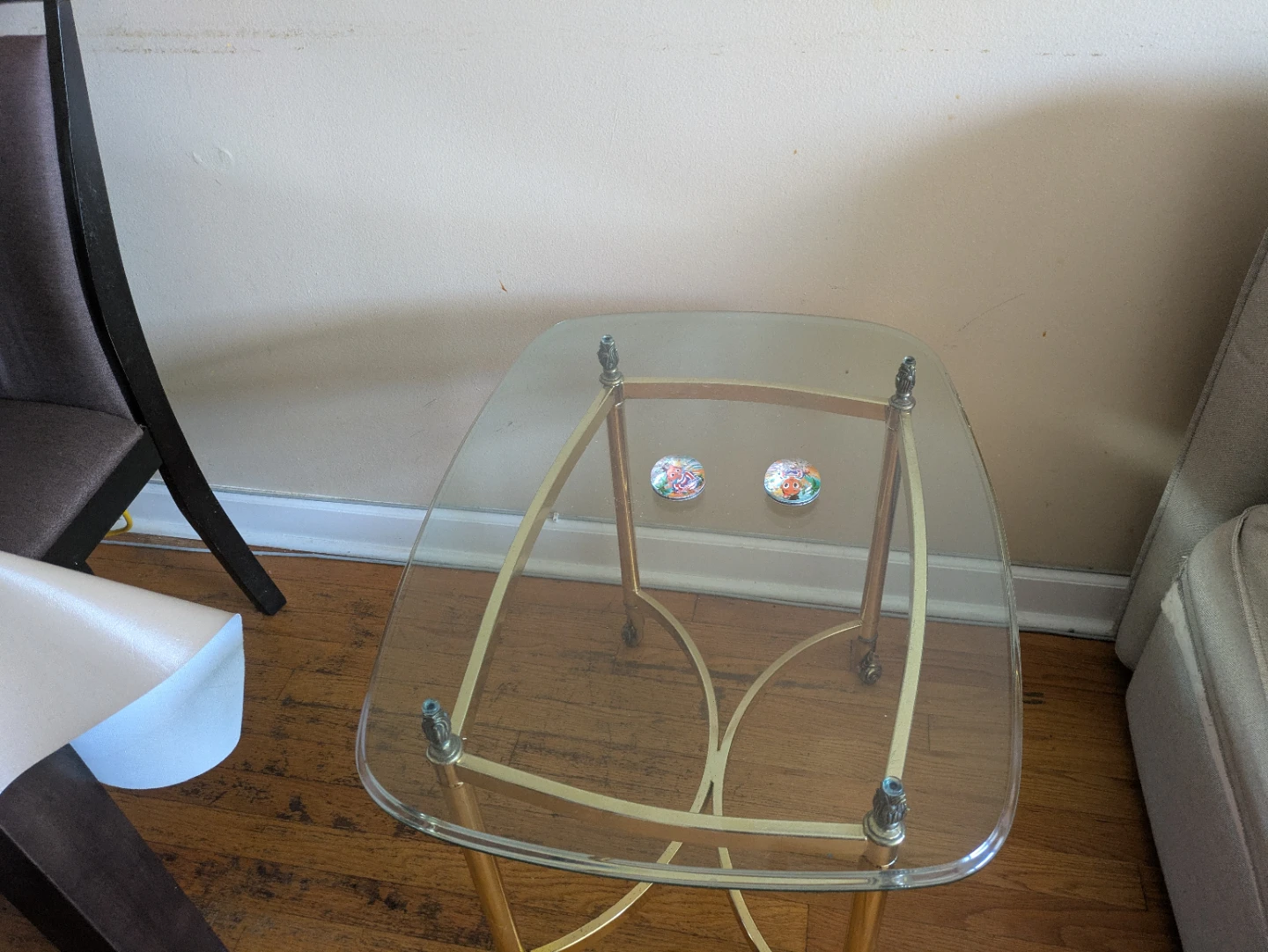 IKEA Vallentuna Modular Storage Sofa/two glass side  table - photo 5