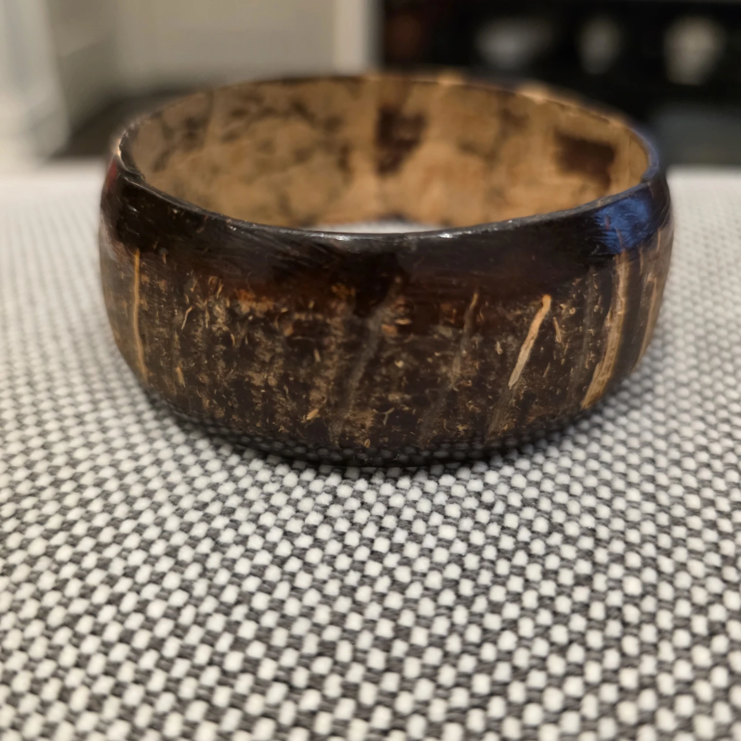 Handmade Coconut Shell Bracelet - photo 2