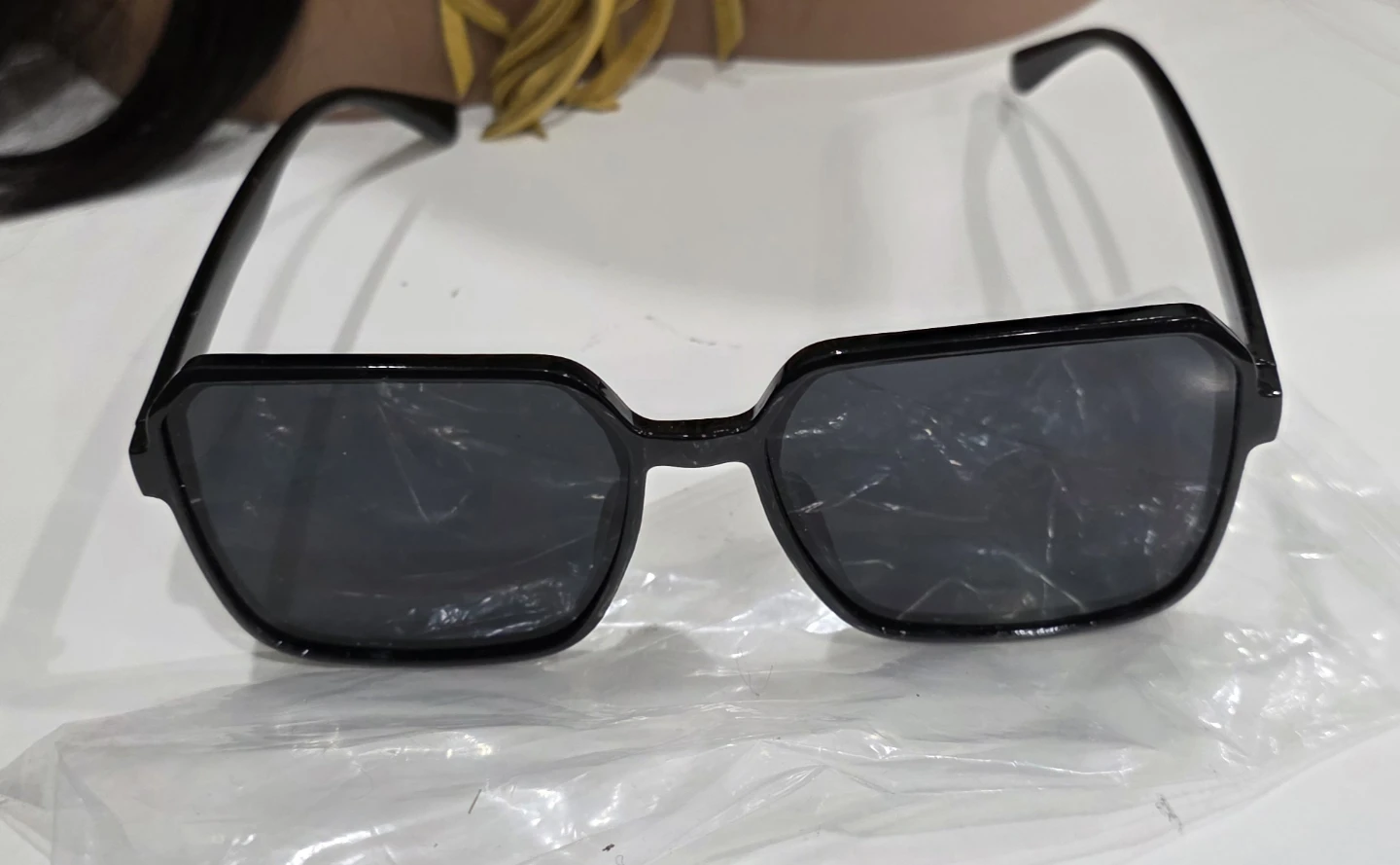 New oversized Square Black Sunglasses - photo 3