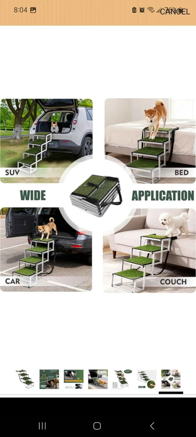 Foldable Pet Stairs for Vehicles and Furniture - photo 3