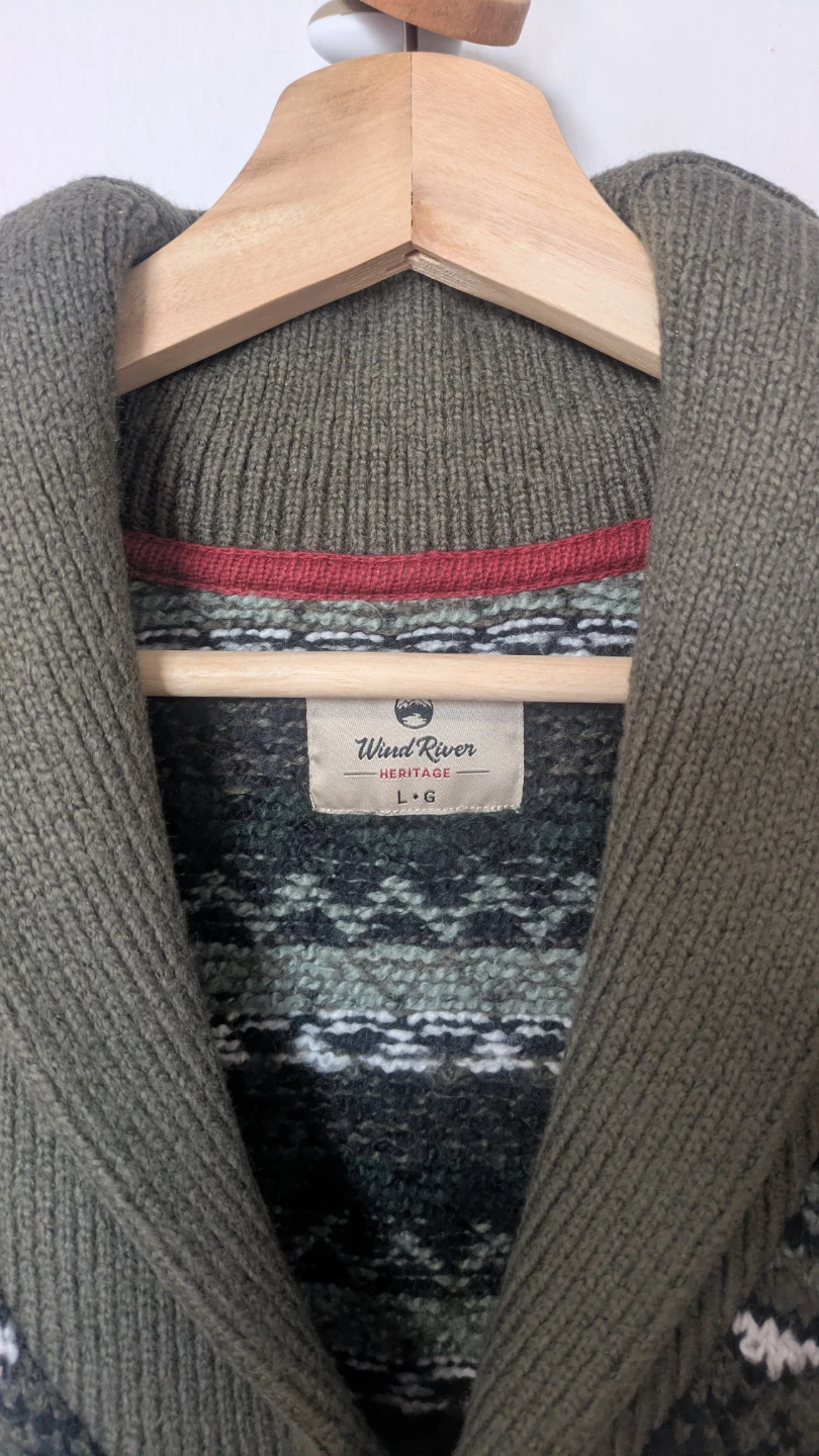 Wind River Heritage Olive Sweater - photo 4