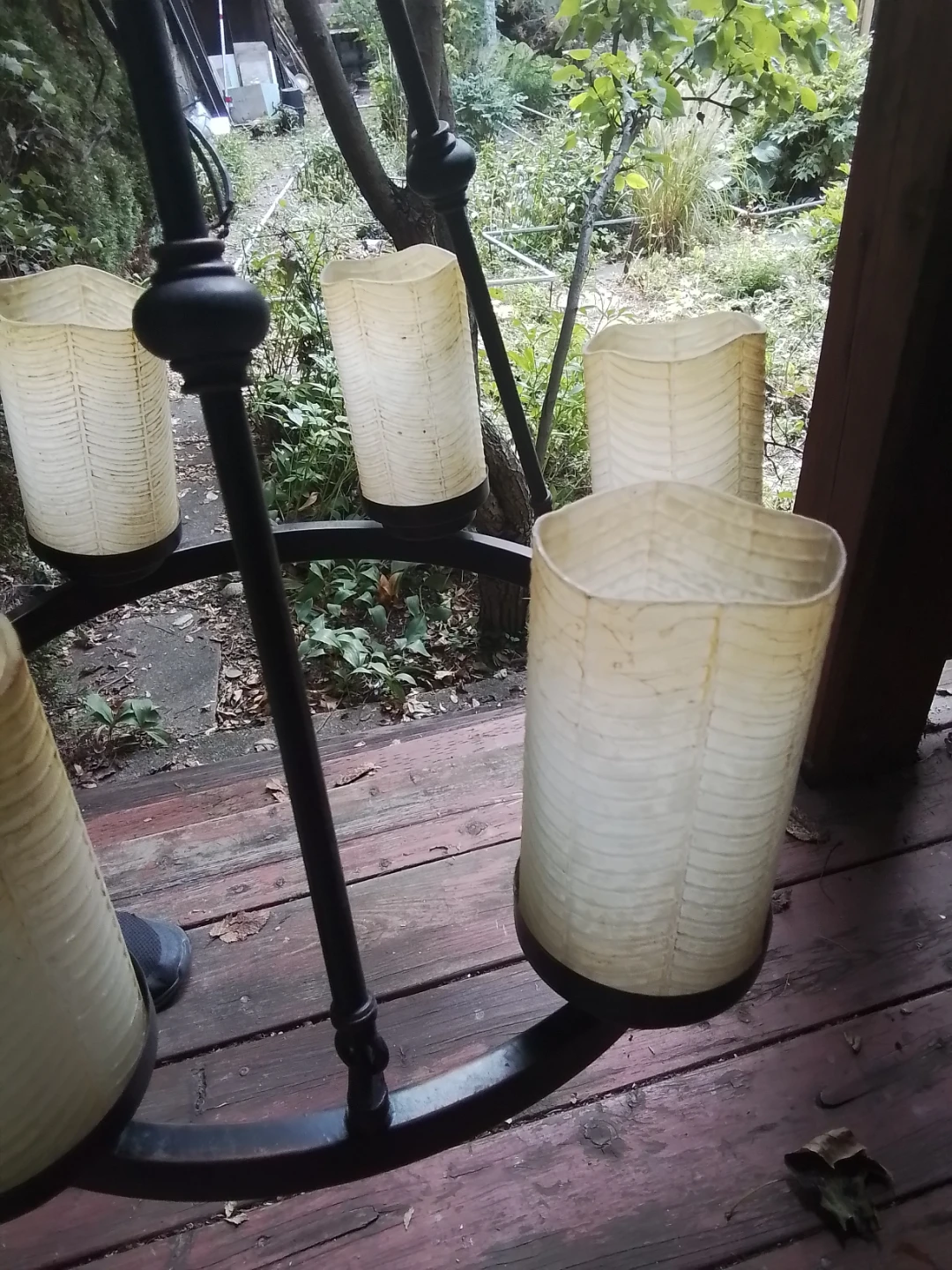 Rustic Wagon Wheel 5-Light Chandelier - photo 3