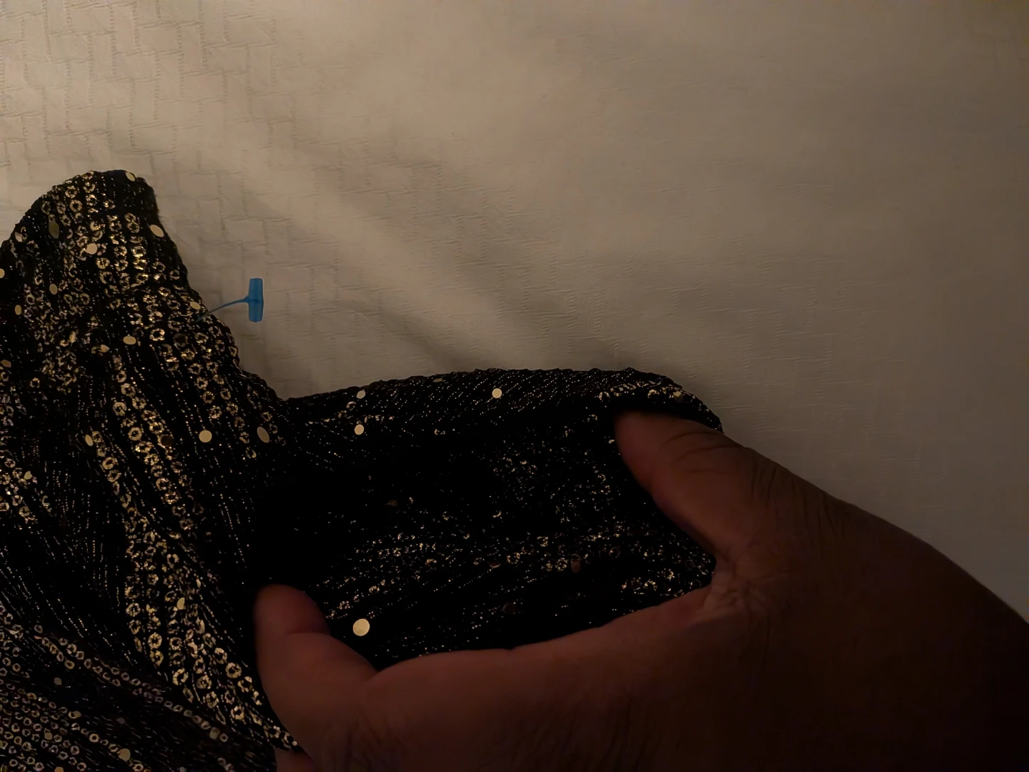 Ana & Rose Gold and Black Sequin Pants - photo 4