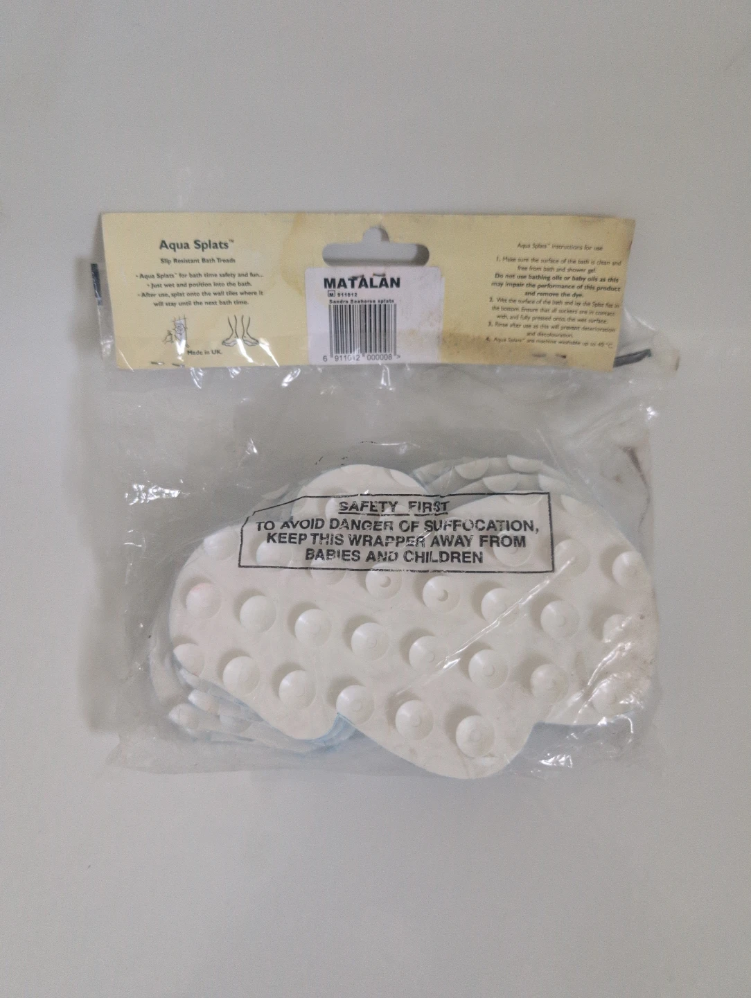 Matalan Aqua Splats Slip Resistant Bath Treads - Seahorse - photo 2