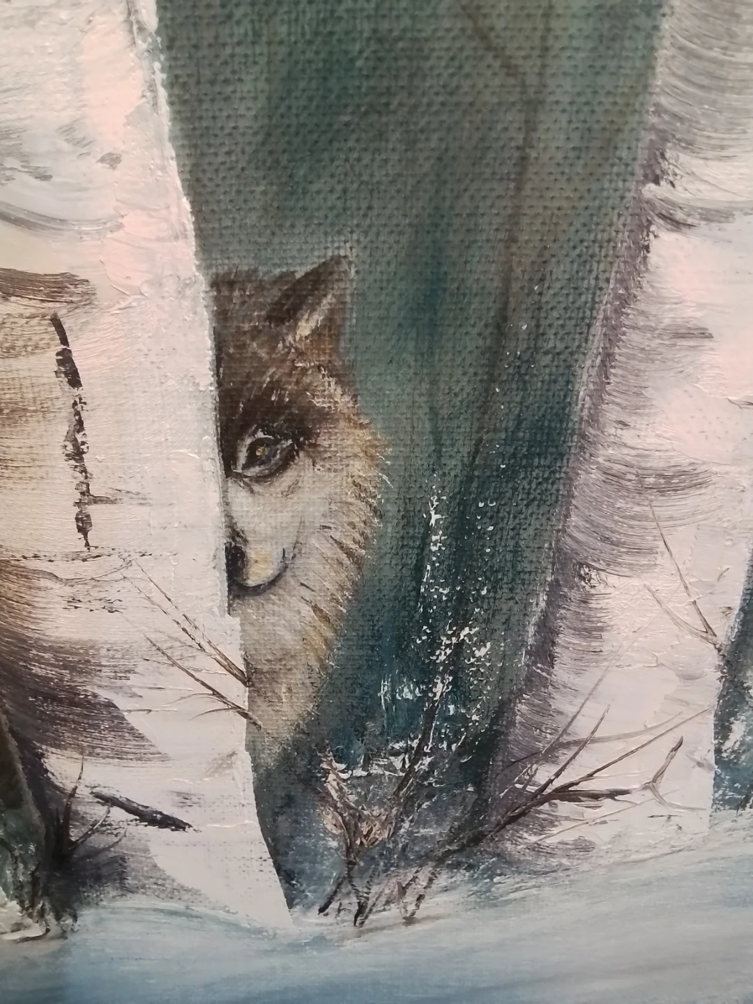 Wildlife Oil Painting by Shalla Murphy - photo 3