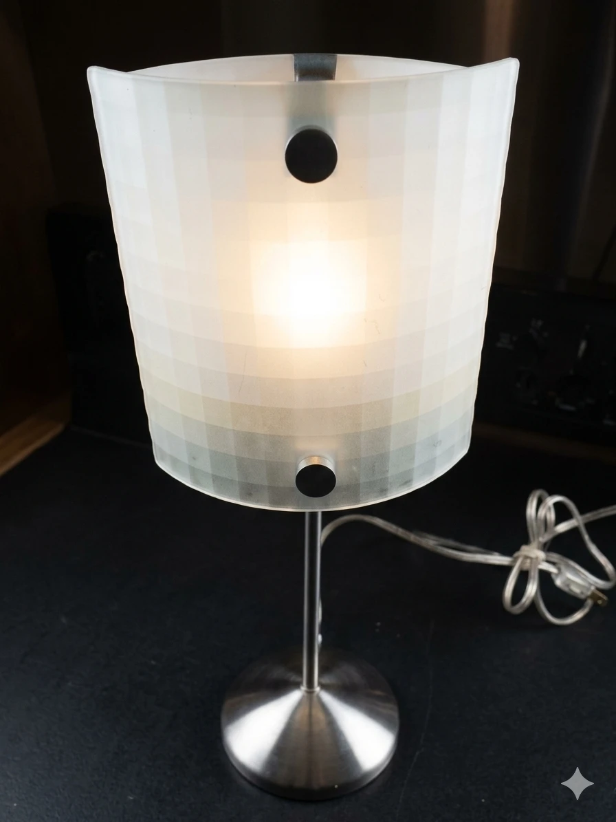 Vintage IKEA Kvintett Table Lamp 18” Postmodern