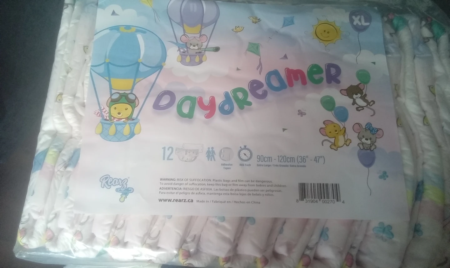 Rearz Daydreamer Adult Diapers XL