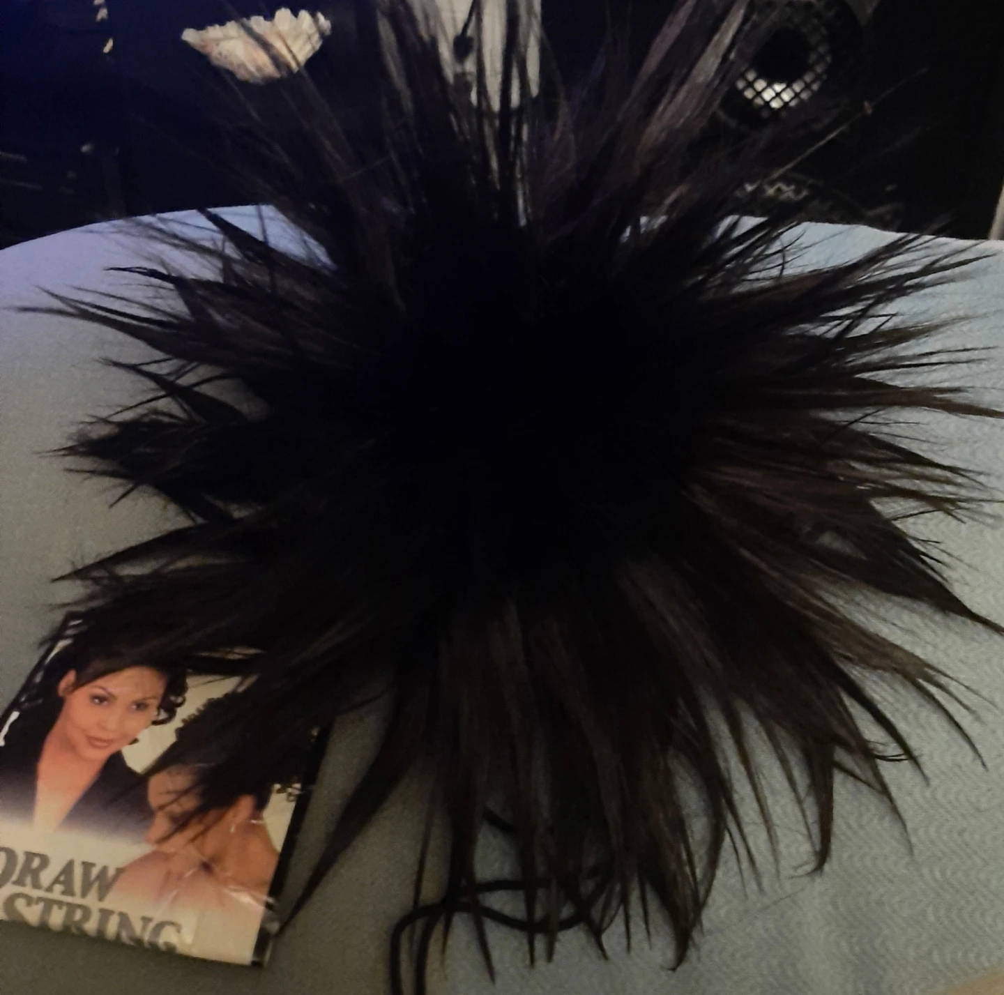 Black Drawstring Ponytail Hairpiece