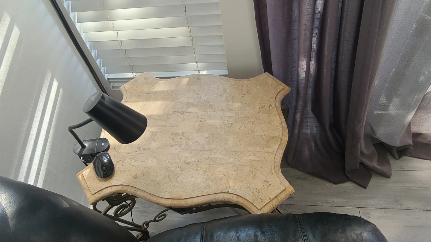 Vintage Marble Top Side Table