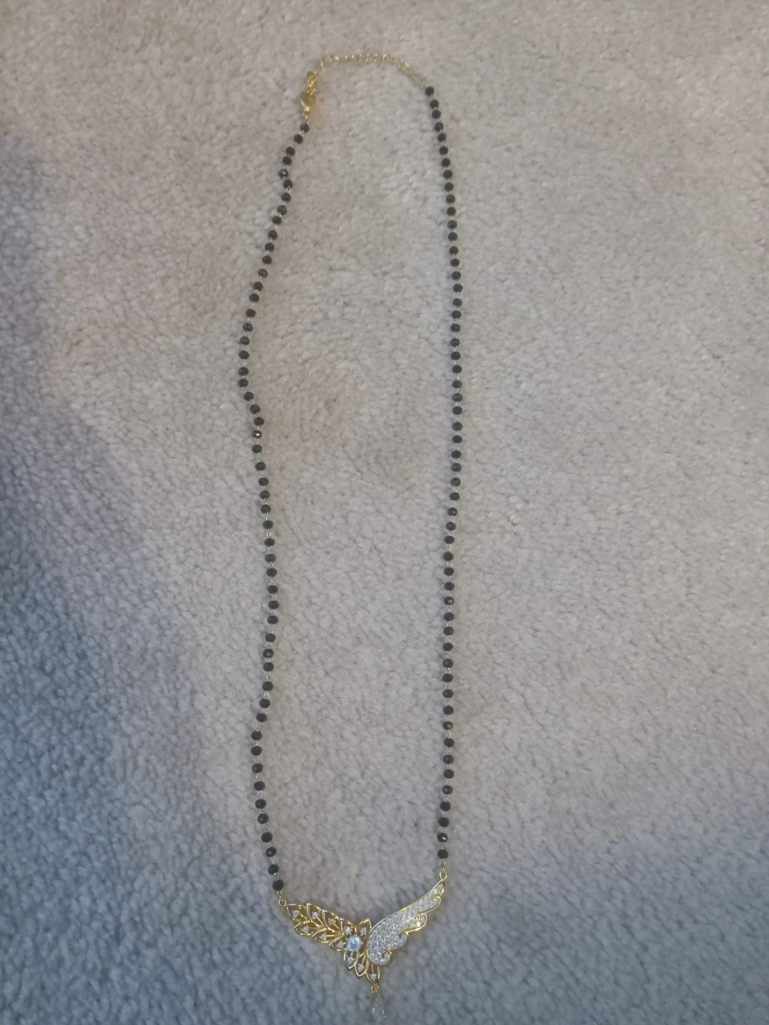 Mangalsutra Necklace with Matching Ring and Case - photo 2