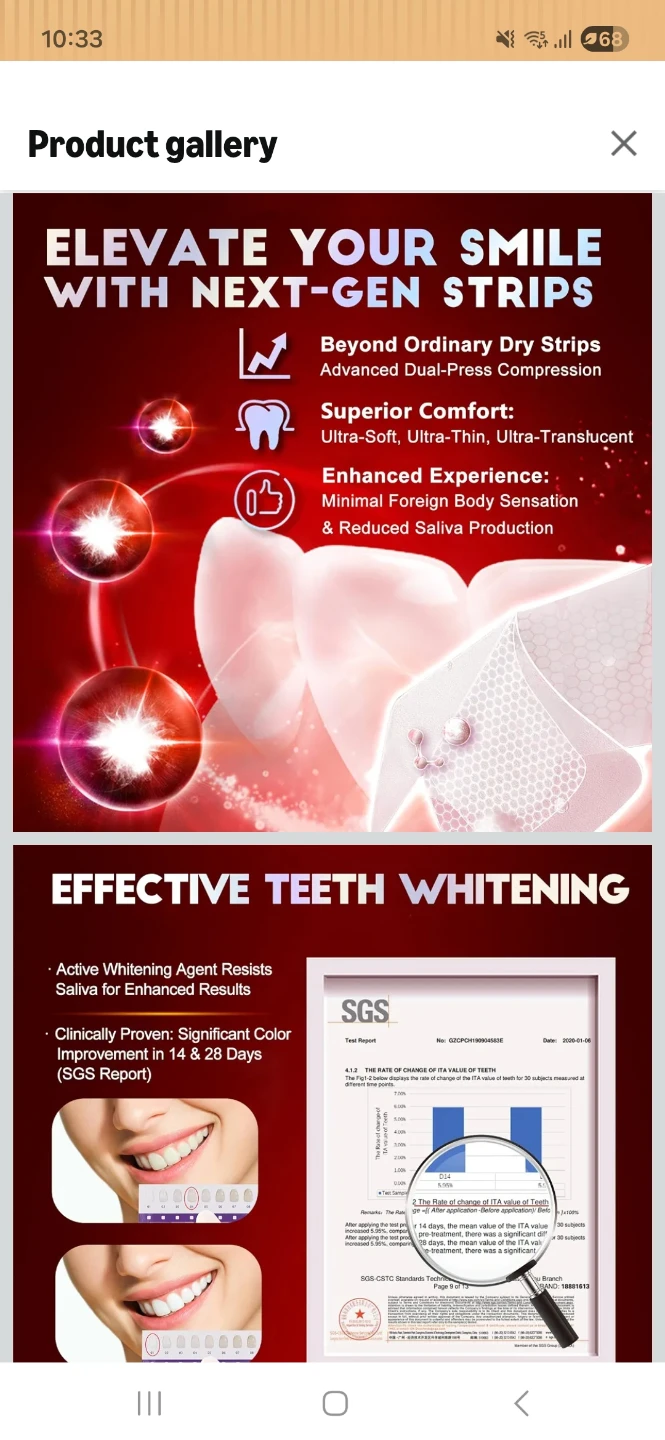 Luiable Teeth Whitening Strips - photo 3