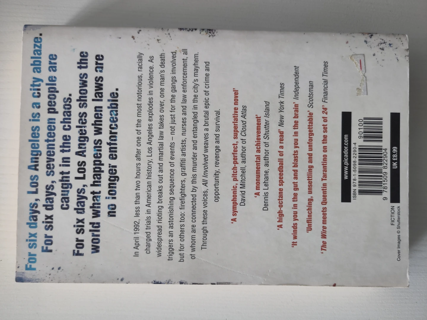 All Involved by Ryan Gattis Paperback Book - photo 2