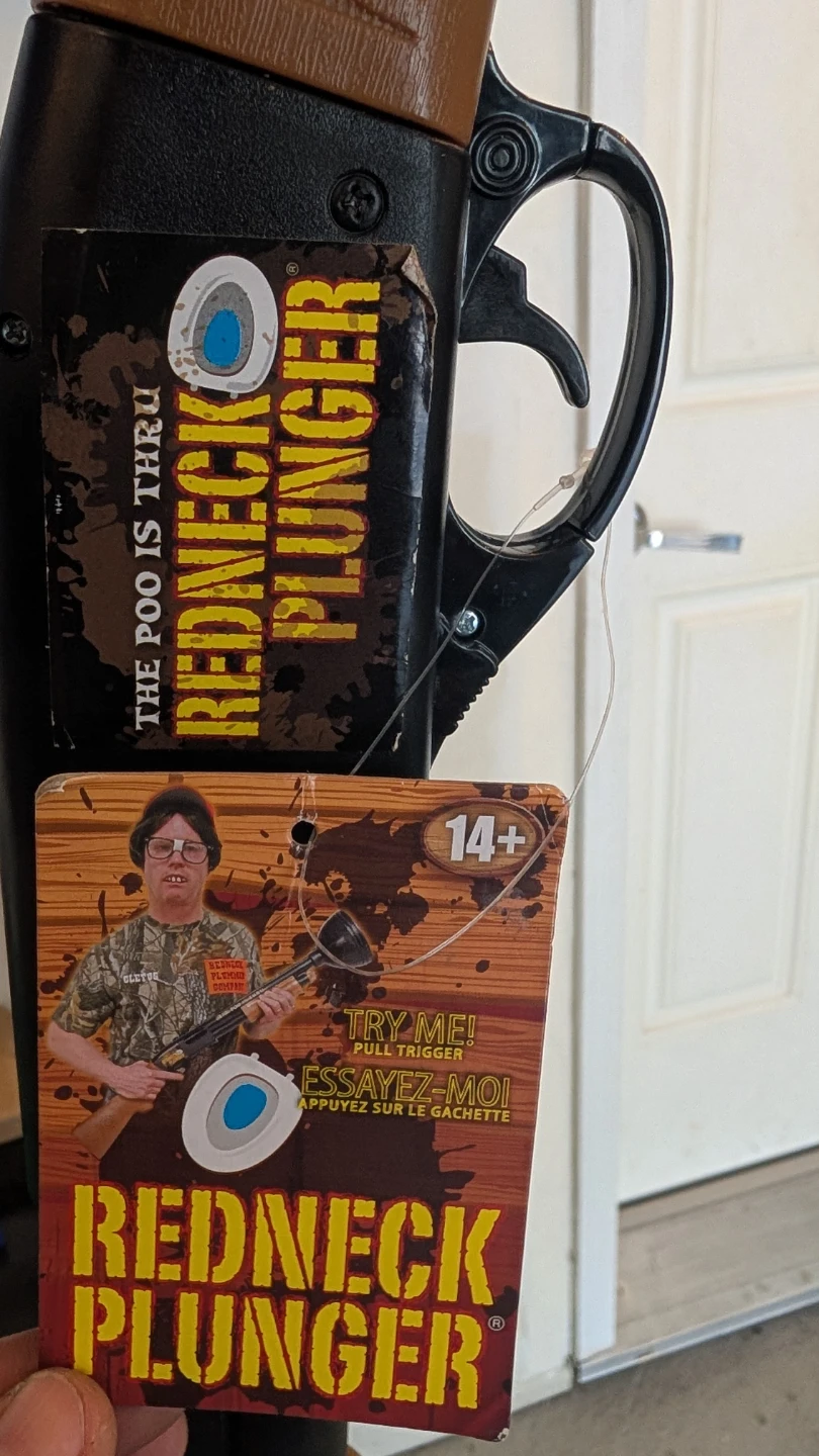 Novelty plunger funny gift "Redneck Plunger" - photo 4