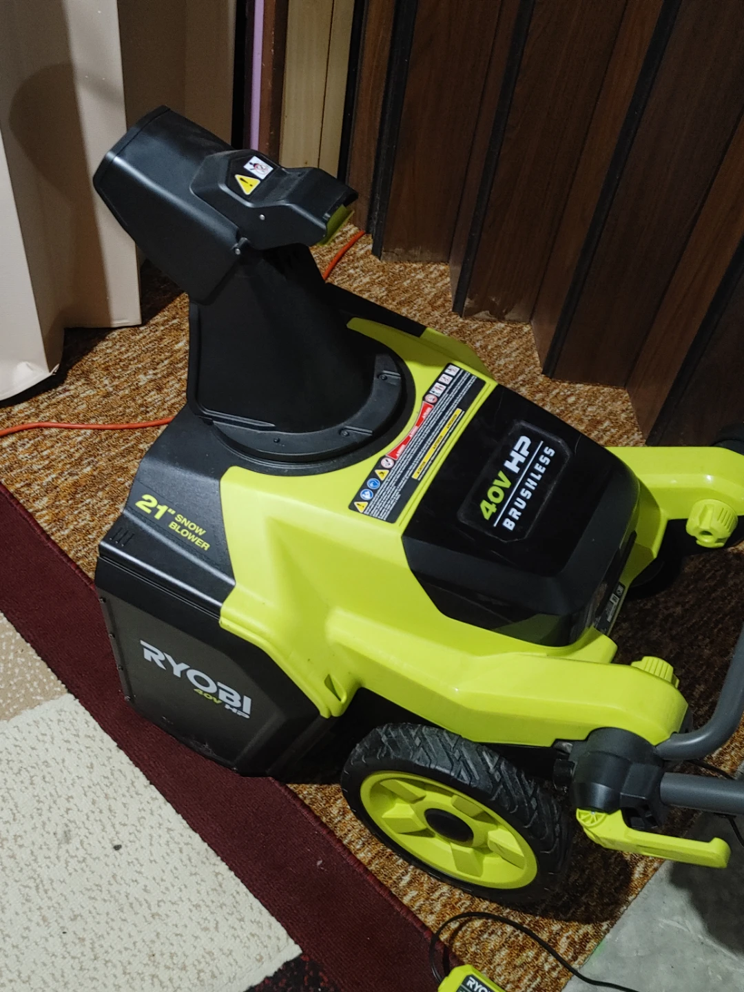 Ryobi 40V HP Brushless 21" Snow Blower w/ 2x 6Ah Batteries - photo 2