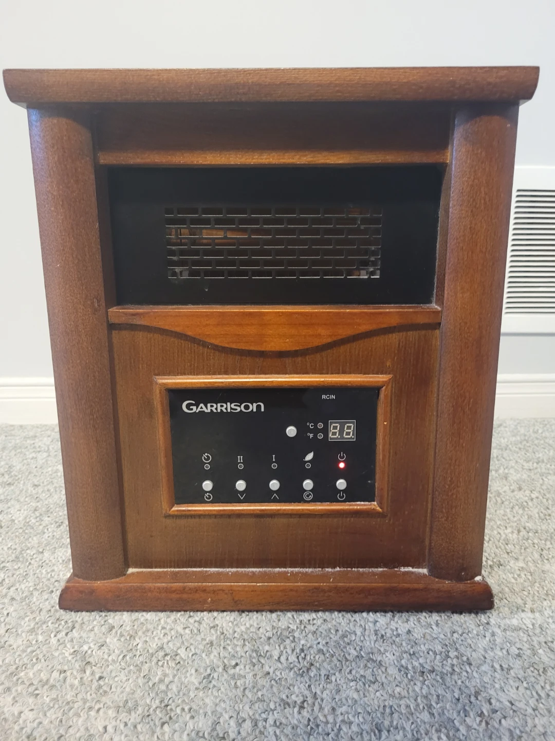 Electric Heater w/ Wood Top