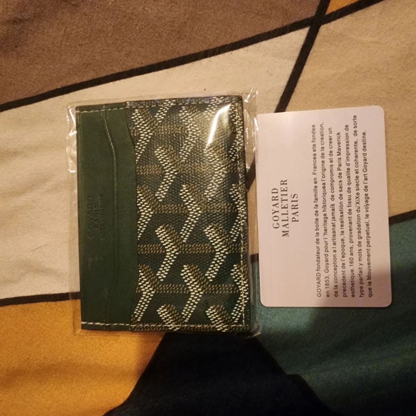 Goyard Card Holder Green - photo 2