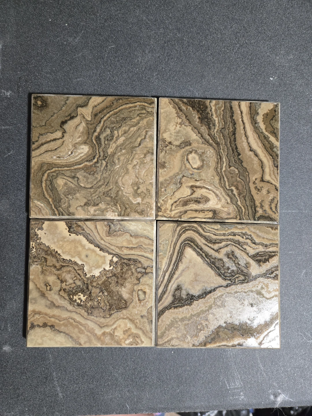 Set of 4 Marble Coasters