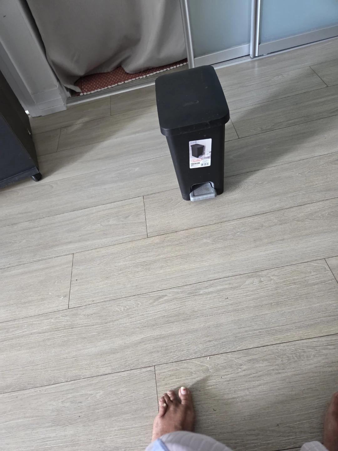 Sterilite StepOn Wastebasket Black