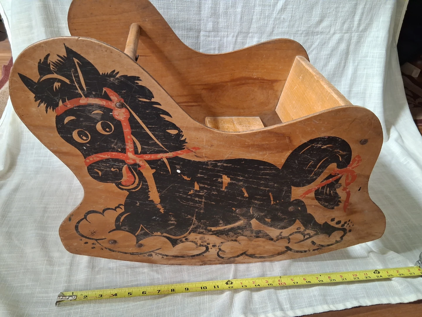 Vintage Wooden Rocking Horse Chair - photo 3