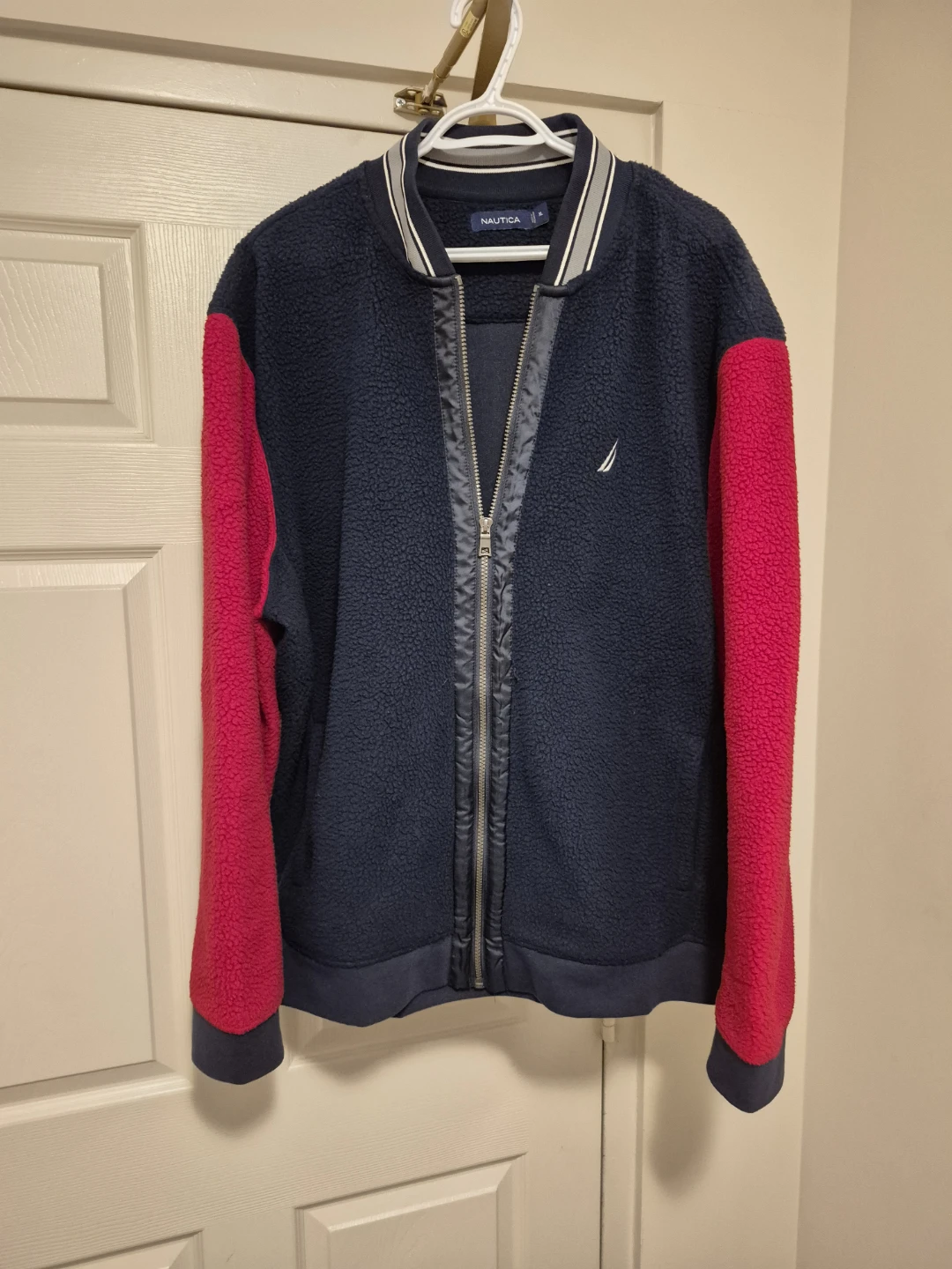 Nautica Sherpa Fleece Zip-Up Jacket