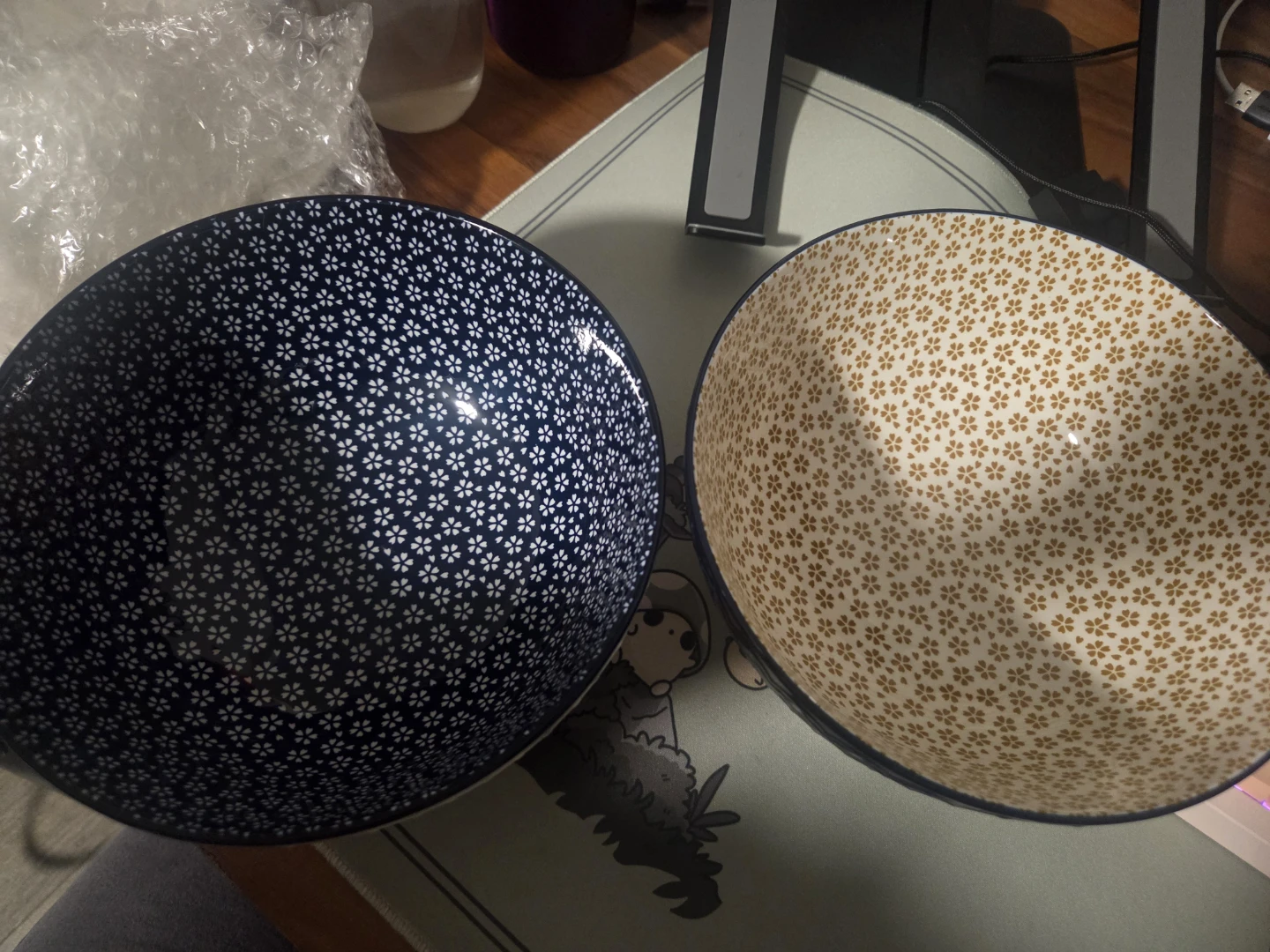 Simons Maison Set of Two Patterned Ceramic Bowls