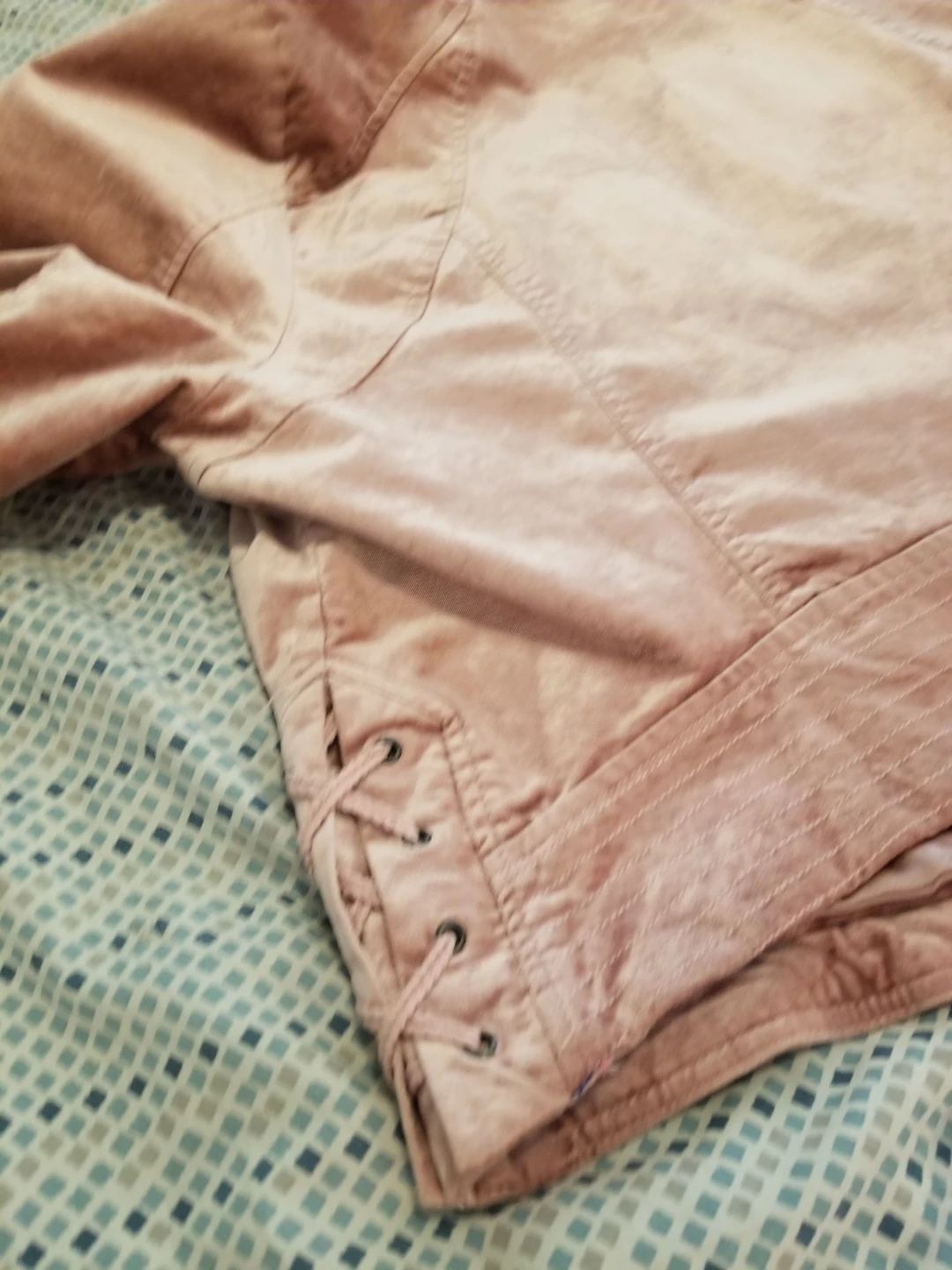 Torrid Pink Velvet Moto Jacket Size 3 - photo 3