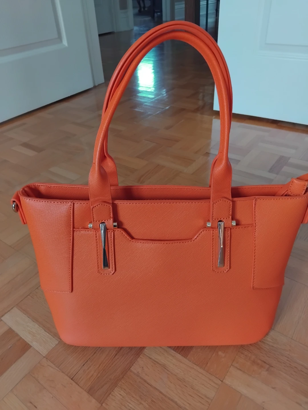 New orange tote bag with shoulder strap - photo 2