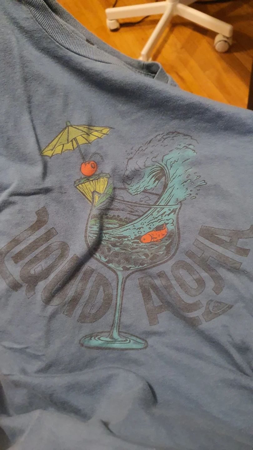 Quiksilver Liquid Aloha T-Shirt Blue - photo 3