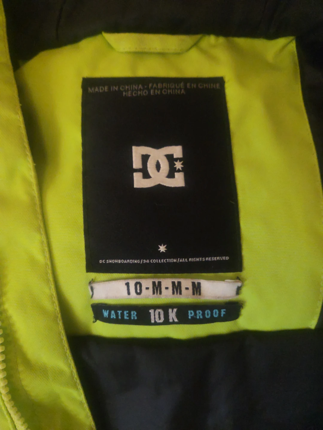 DC Snowboarding Jacket