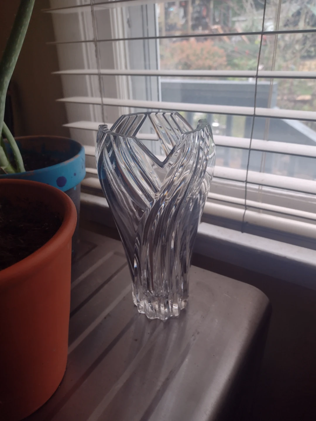 Lenox Arctic Bloom Crystal Vase