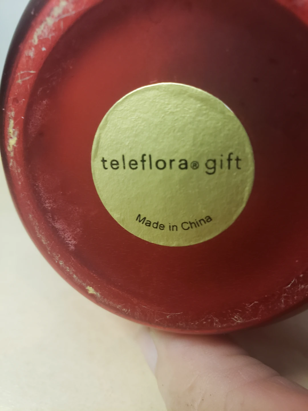 Teleflora red vase - photo 3