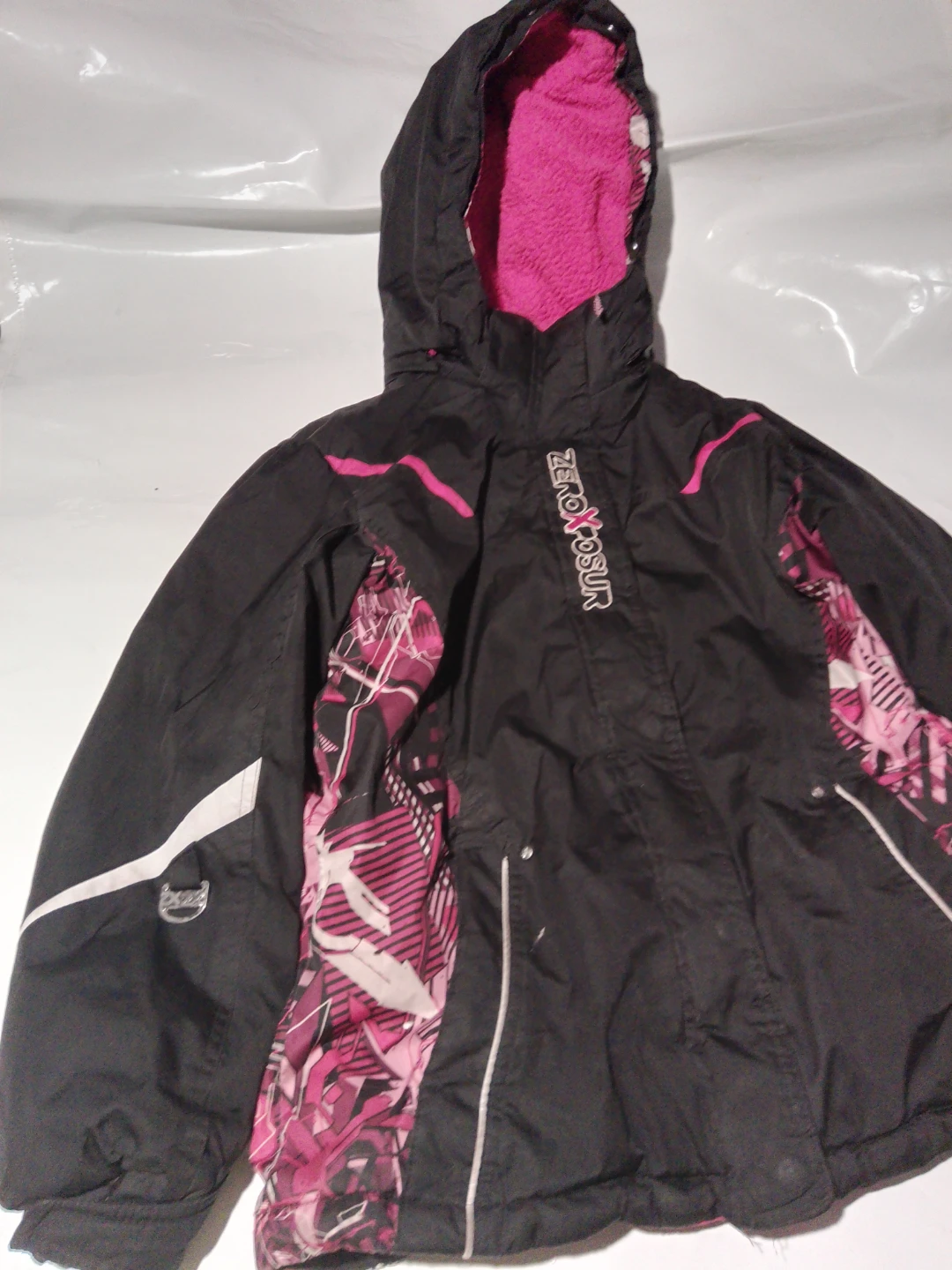ZeroXposur Girls Winter Jacket Black and Pink Size 14 - photo 2