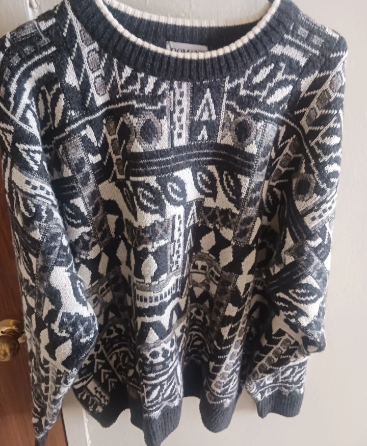 🏈 Domani Uomo Patterned Sweater