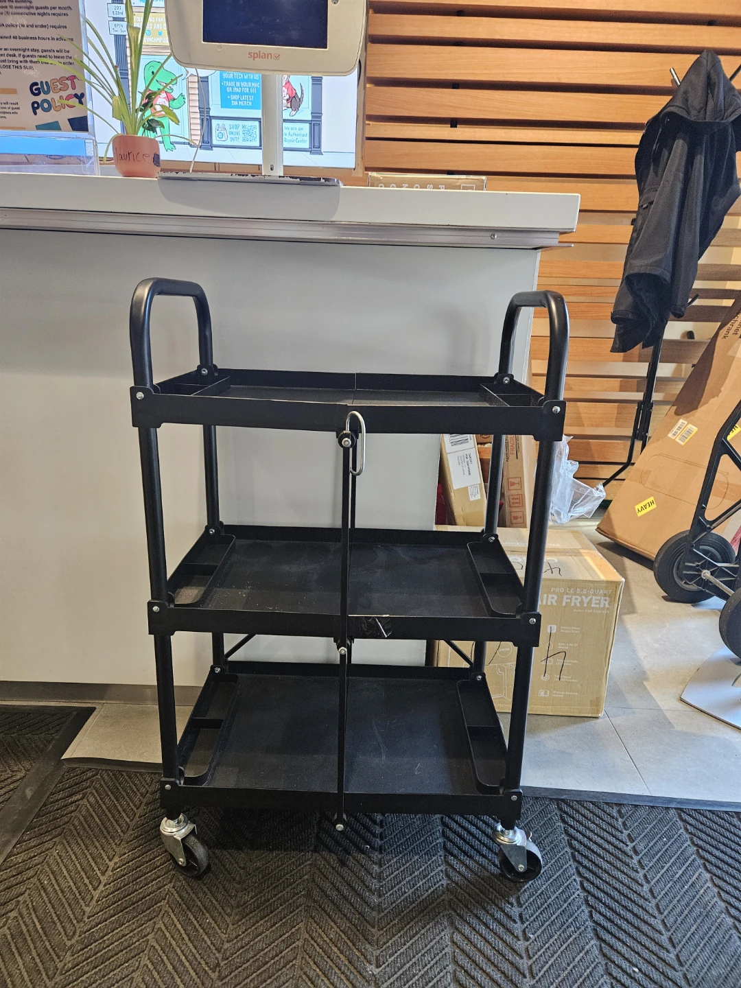 Goplus Foldable Trolly Cart