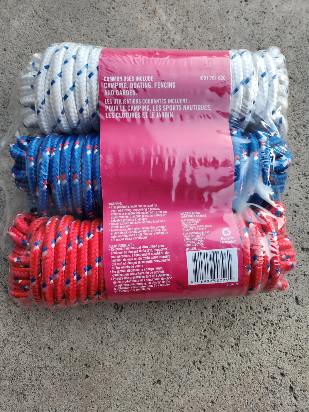 Everbilt Diamond Braid Polypropylene Rope Pack - photo 2