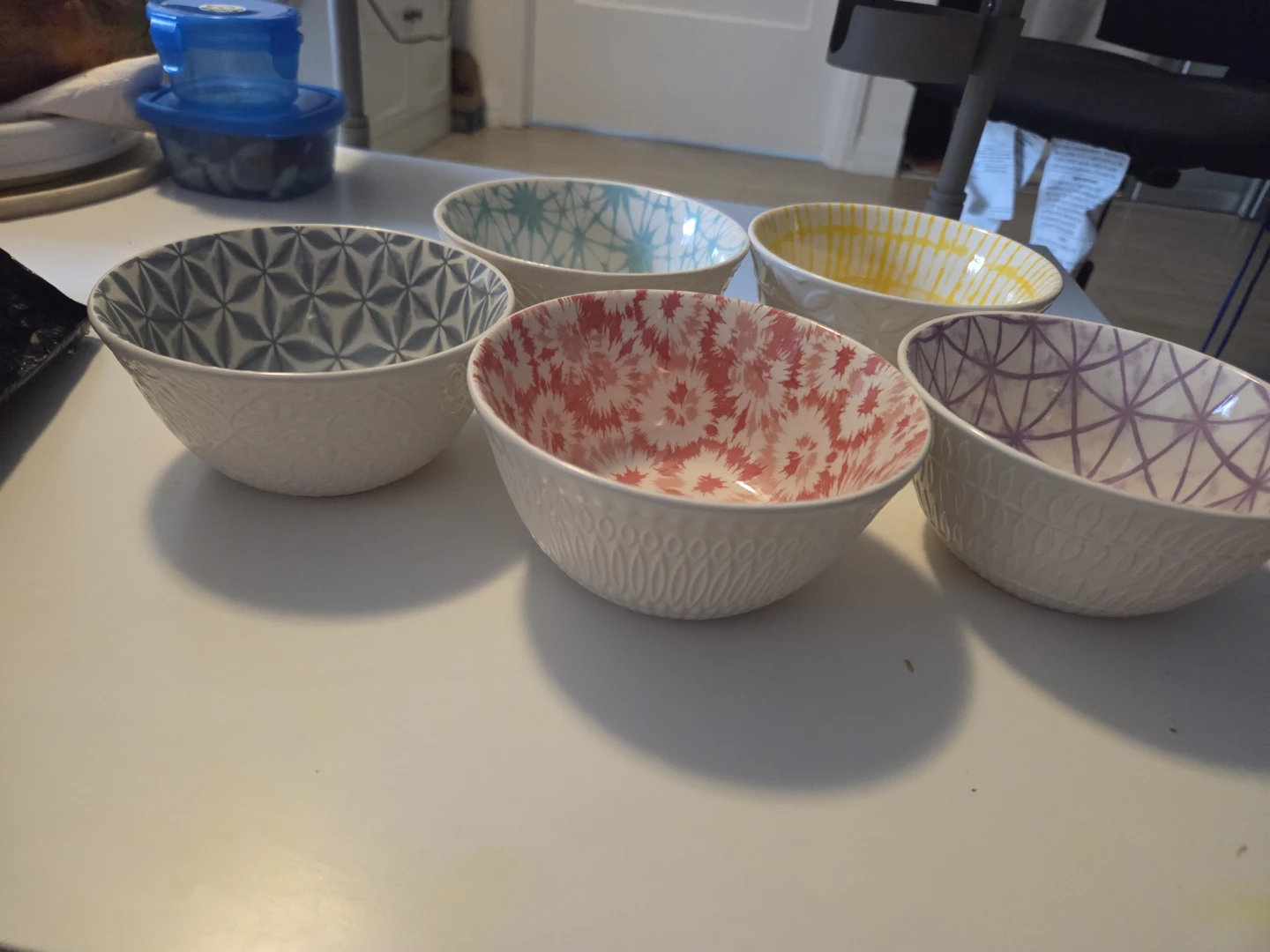 Set of 5 Signature Housewares Stoneware Bowls - photo 5