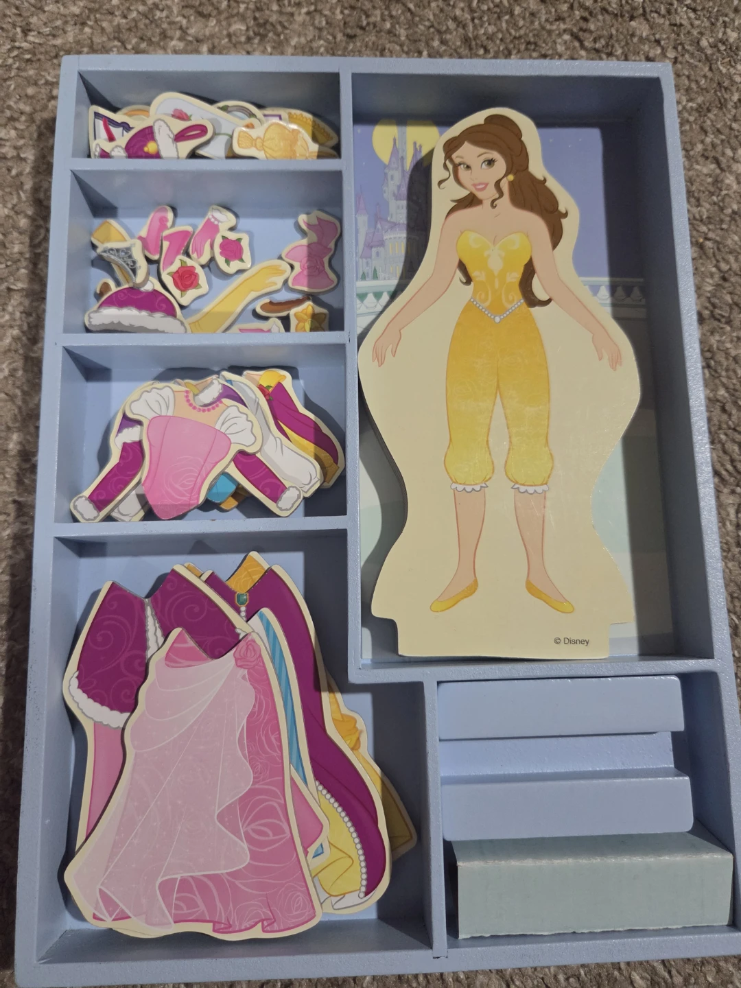 Melissa & Doug Disney Belle Magnetic Dress-Up Set