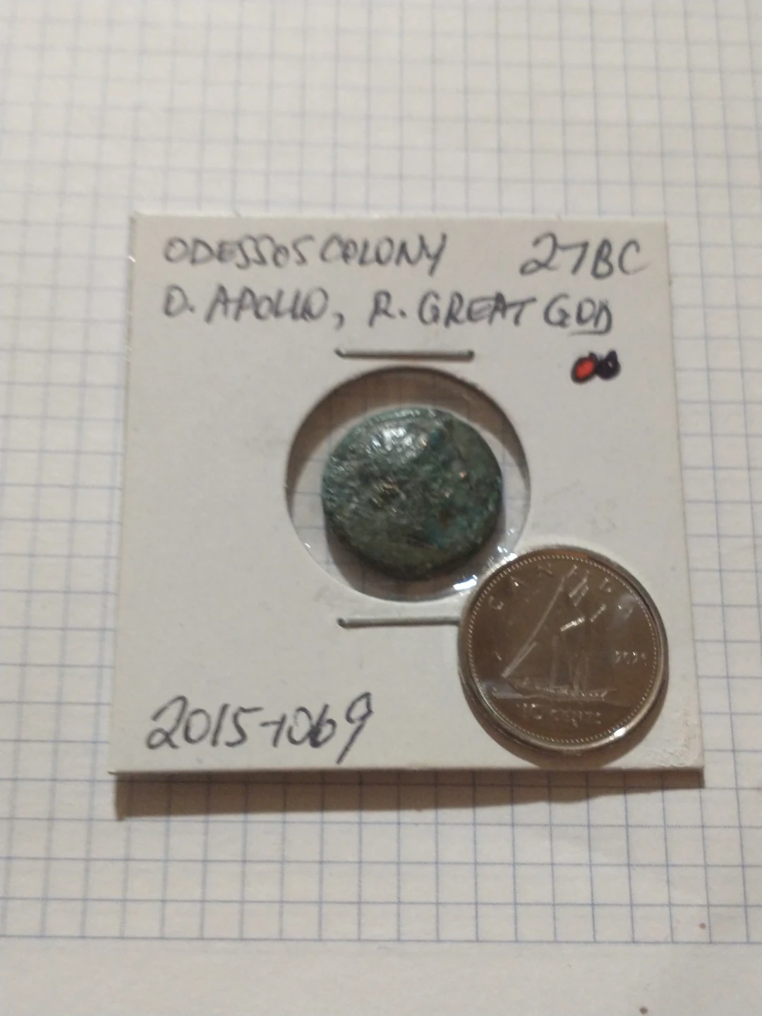 27 BC Odessos Colony Ancient Greek Coin - photo 3