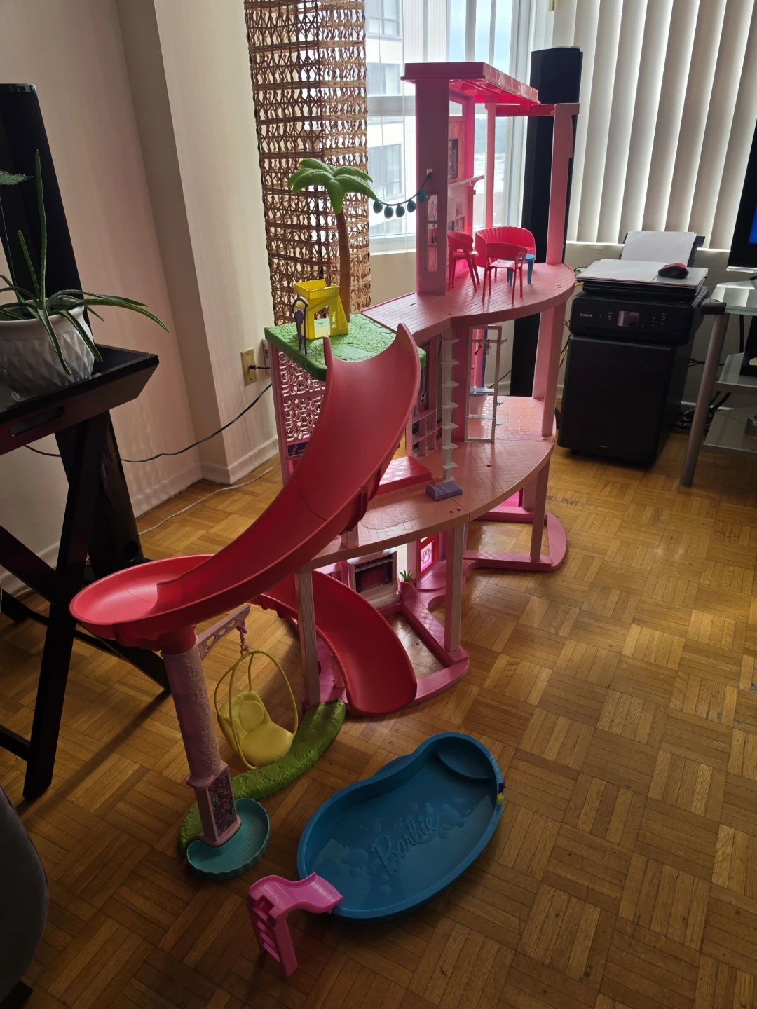 Barbie Dollhouse with Slide and Accessories